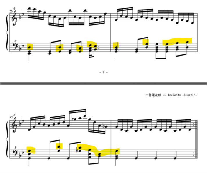 西方ピアノ 二色蓮花蝶 Ancients 初心者が東方ピアノアレンジを弾ける方法 楽器経験がなくても楽譜が読めなくても大丈夫